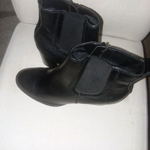 Women's black ankle boots